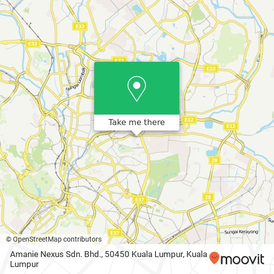 Amanie Nexus Sdn. Bhd., 50450 Kuala Lumpur map