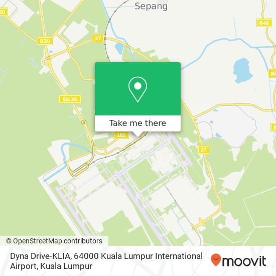 Dyna Drive-KLIA, 64000 Kuala Lumpur International Airport map