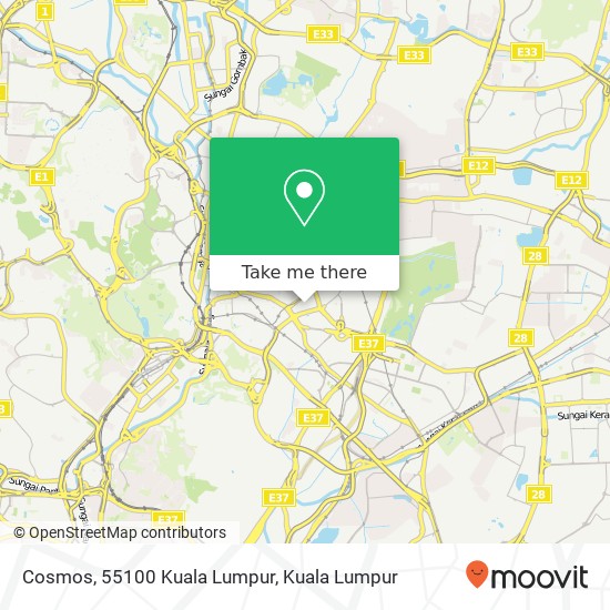 Cosmos, 55100 Kuala Lumpur map