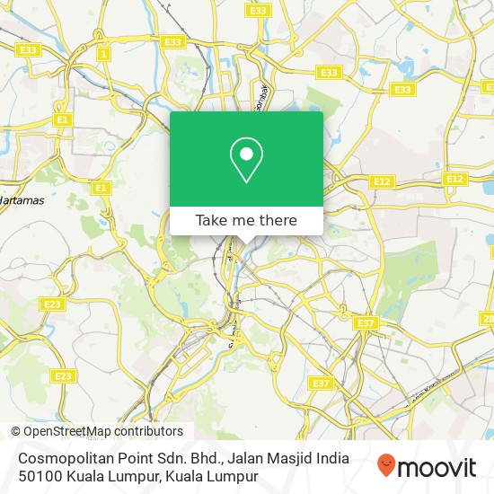 Cosmopolitan Point Sdn. Bhd., Jalan Masjid India 50100 Kuala Lumpur map