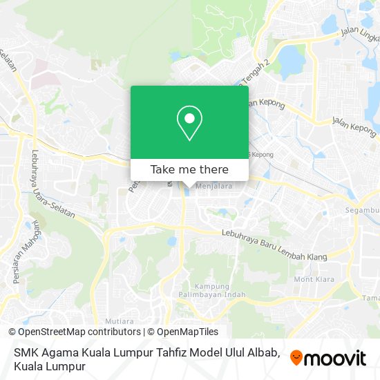 Bagaimana Untuk Pergi Ke Smk Agama Kuala Lumpur Tahfiz Model Ulul Albab Di Kuala Lumpur Menggunakan Bas Atau Mrt Lrt Moovit