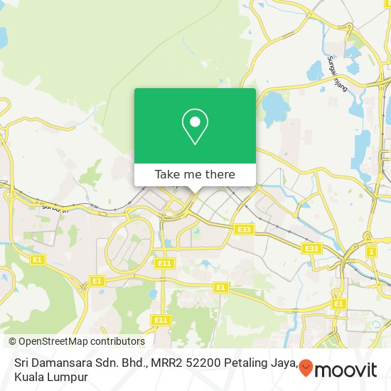 Sri Damansara Sdn. Bhd., MRR2 52200 Petaling Jaya map