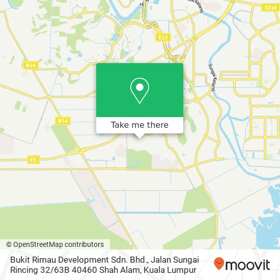 Bukit Rimau Development Sdn. Bhd., Jalan Sungai Rincing 32 / 63B 40460 Shah Alam map
