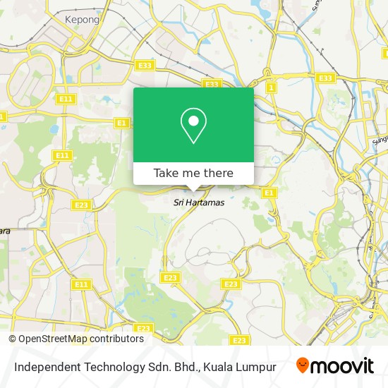 Independent Technology Sdn. Bhd. map