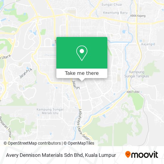 Avery Dennison Materials Sdn Bhd map