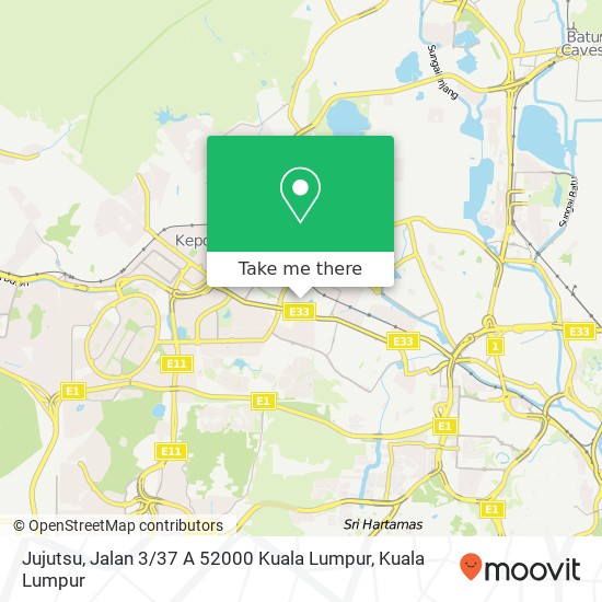 Peta Jujutsu, Jalan 3 / 37 A 52000 Kuala Lumpur