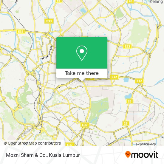Mozni Sham & Co. map