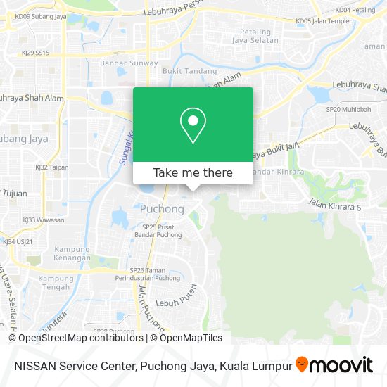 NISSAN Service Center, Puchong Jaya map