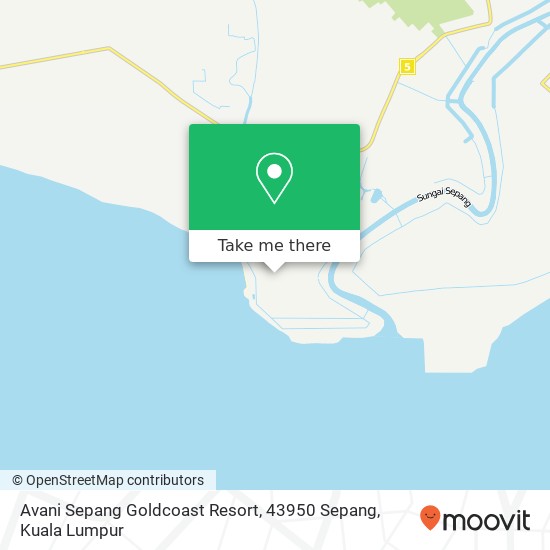 Peta Avani Sepang Goldcoast Resort, 43950 Sepang