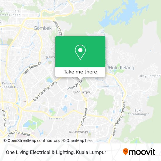 One Living Electrical & Lighting map