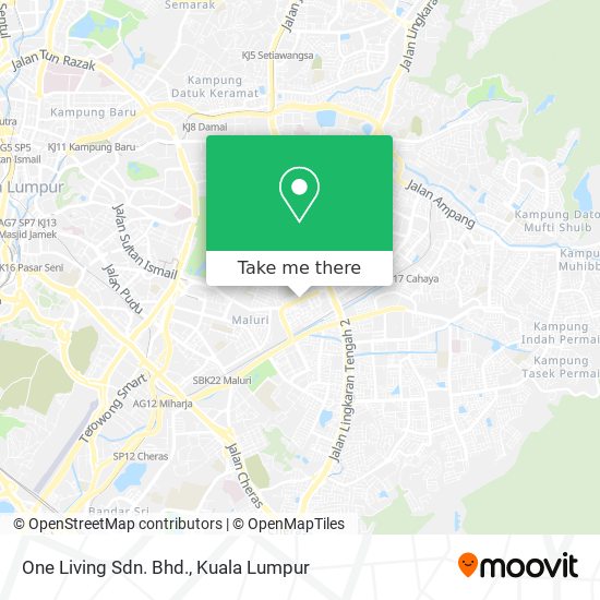 One Living Sdn. Bhd. map