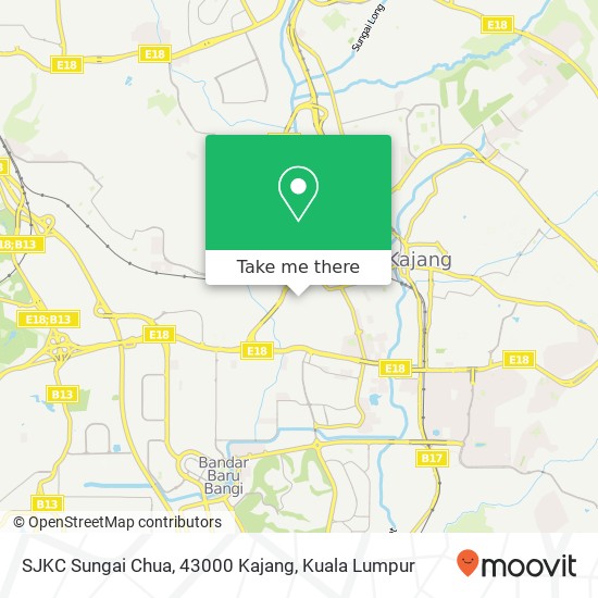 SJKC Sungai Chua, 43000 Kajang map