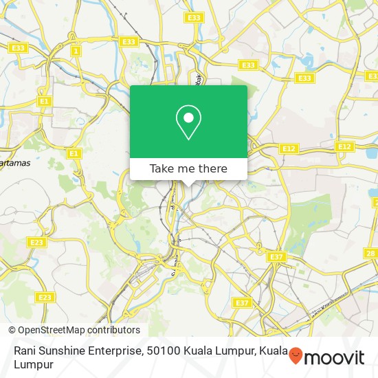 Rani Sunshine Enterprise, 50100 Kuala Lumpur map