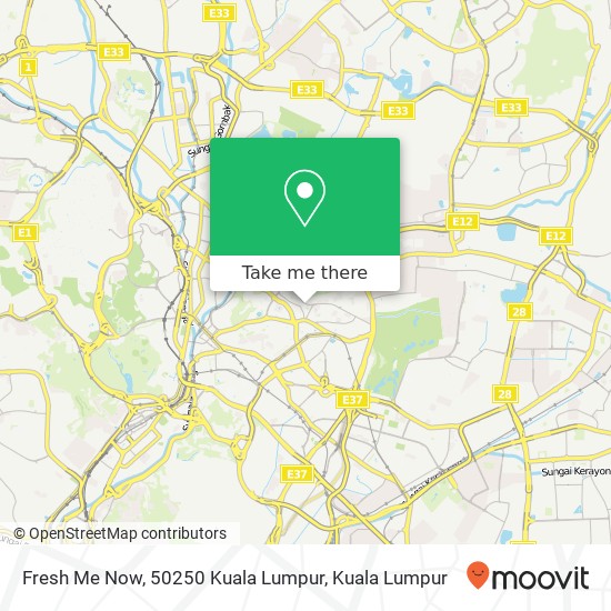 Fresh Me Now, 50250 Kuala Lumpur map