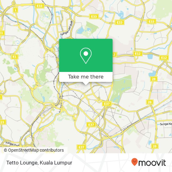 Tetto Lounge map
