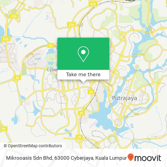 Mikrooasis Sdn Bhd, 63000 Cyberjaya map