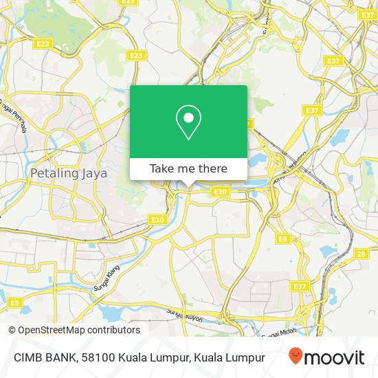 CIMB BANK, 58100 Kuala Lumpur map