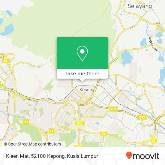 Kleen Mat, 52100 Kepong map