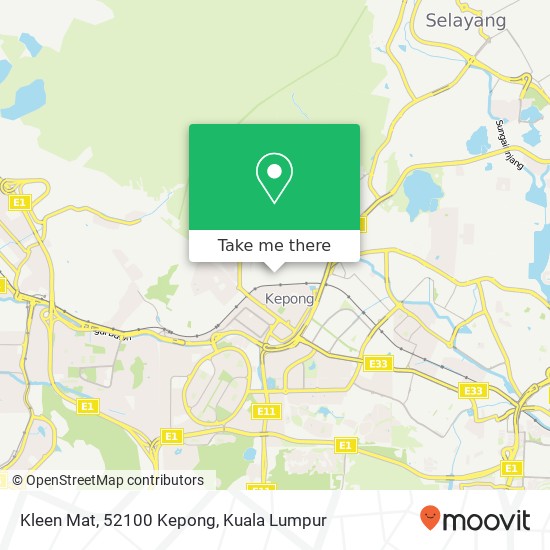 Peta Kleen Mat, 52100 Kepong