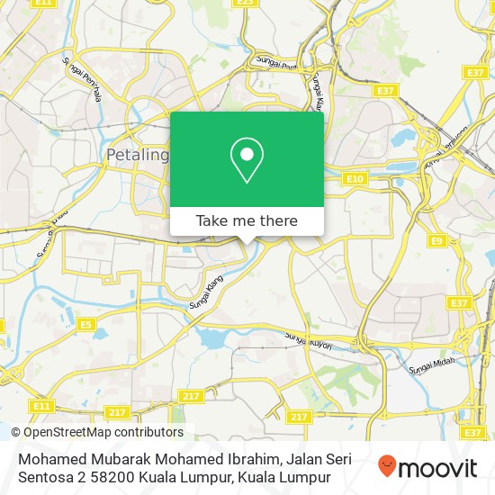 Mohamed Mubarak Mohamed Ibrahim, Jalan Seri Sentosa 2 58200 Kuala Lumpur map