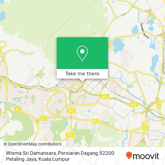 Wisma Sri Damansara, Persiaran Dagang 52200 Petaling Jaya map