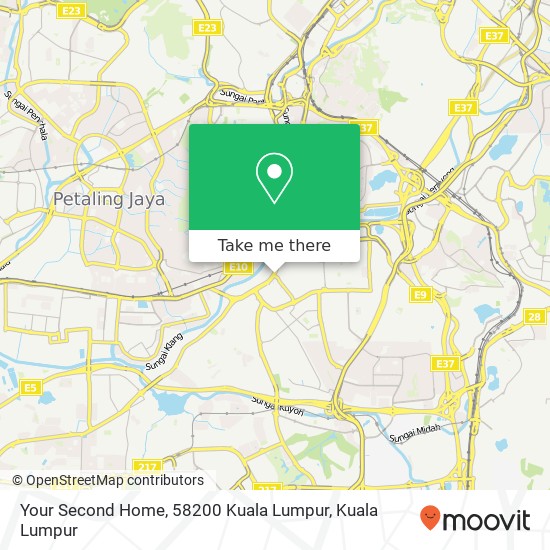 Your Second Home, 58200 Kuala Lumpur map