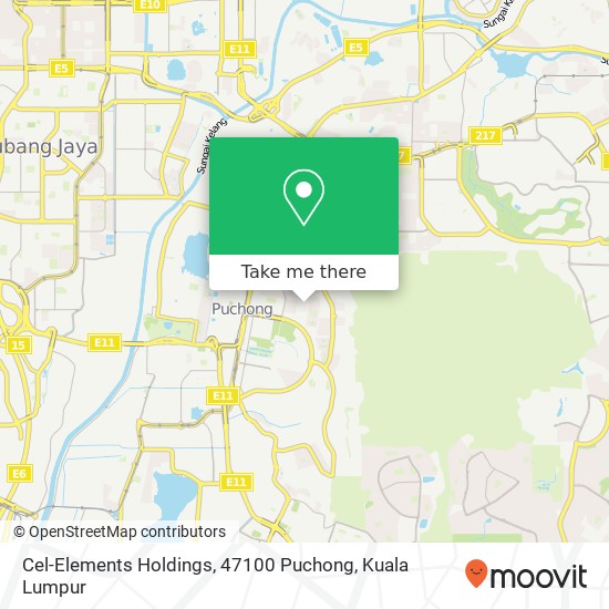 Cel-Elements Holdings, 47100 Puchong map