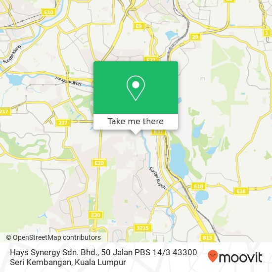 Peta Hays Synergy Sdn. Bhd., 50 Jalan PBS 14 / 3 43300 Seri Kembangan