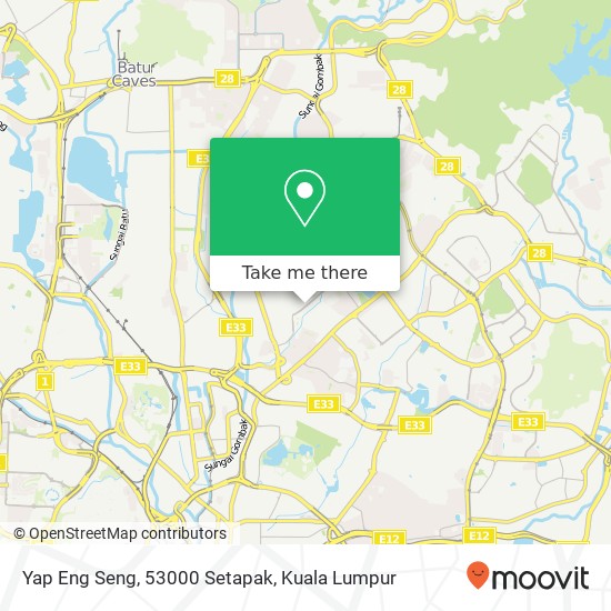 Yap Eng Seng, 53000 Setapak map