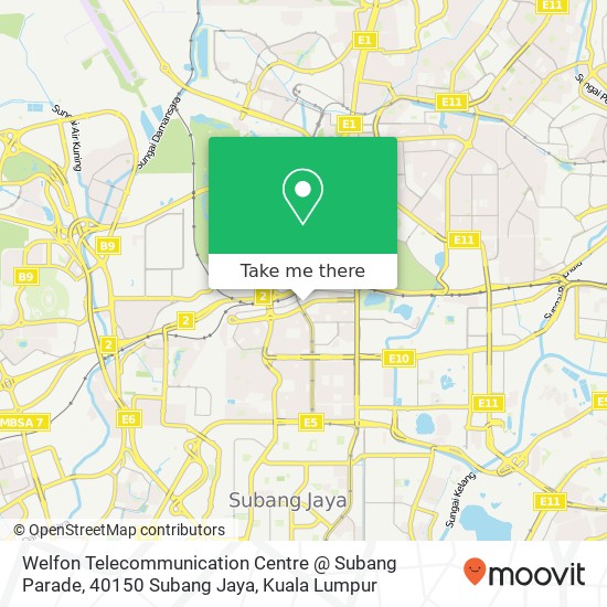 Welfon Telecommunication Centre @ Subang Parade, 40150 Subang Jaya map