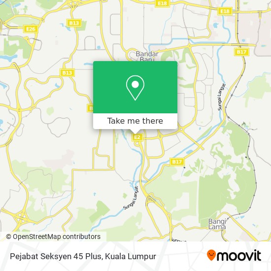 Pejabat Seksyen 45 Plus map