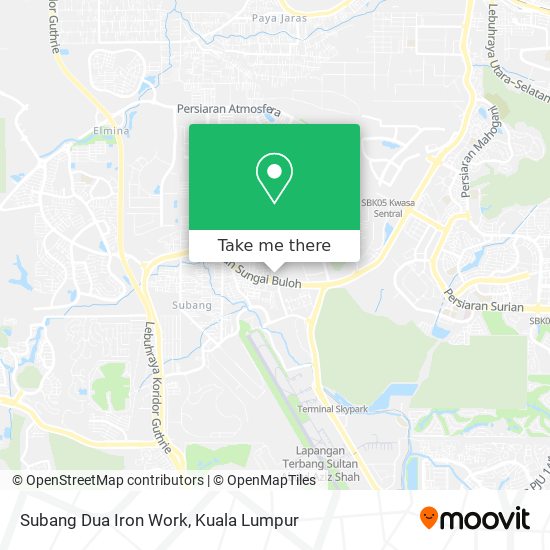 Subang Dua Iron Work map