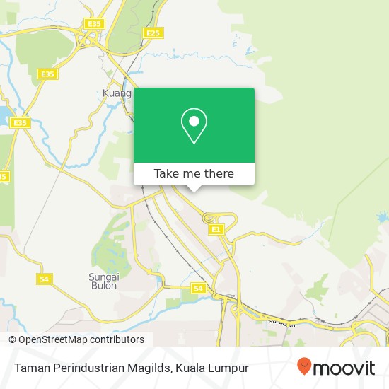 Taman Perindustrian Magilds map