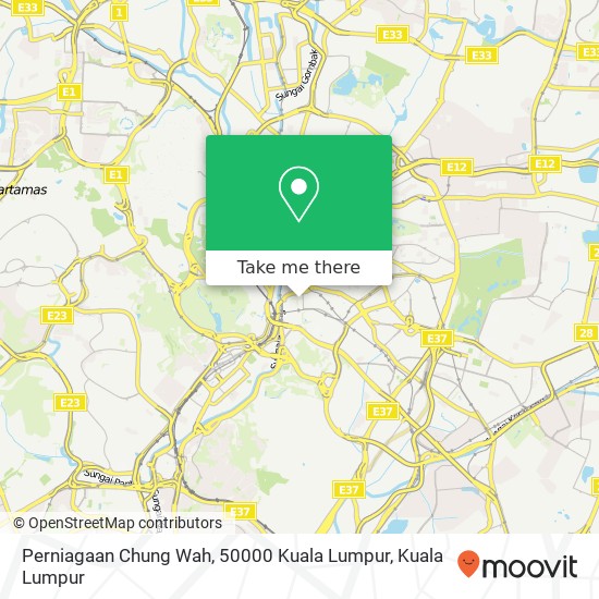 Perniagaan Chung Wah, 50000 Kuala Lumpur map