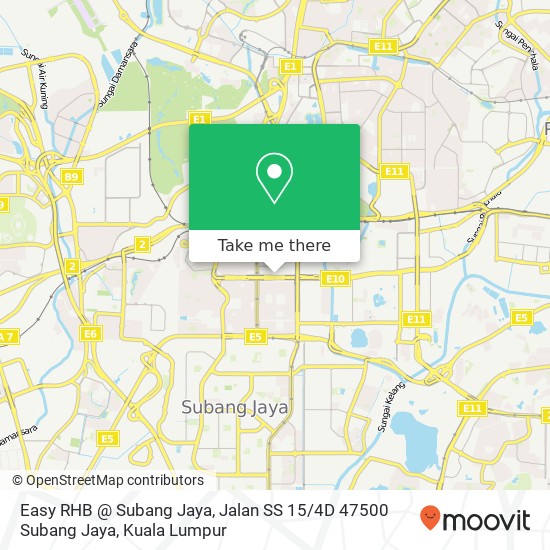 Easy RHB @ Subang Jaya, Jalan SS 15 / 4D 47500 Subang Jaya map