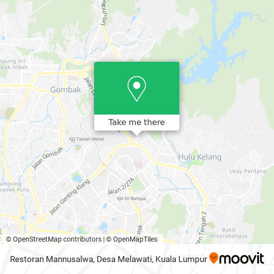 Restoran Mannusalwa, Desa Melawati map