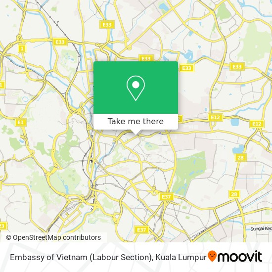 Embassy of Vietnam (Labour Section) map