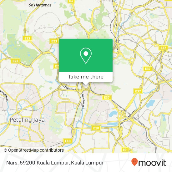 Nars, 59200 Kuala Lumpur map