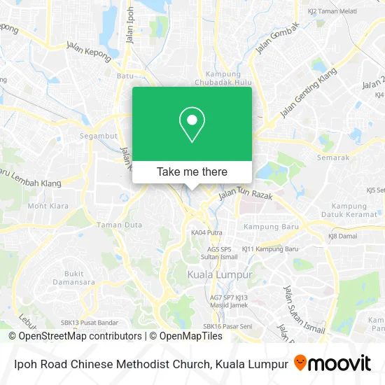 Ipoh Road Chinese Methodist Church map