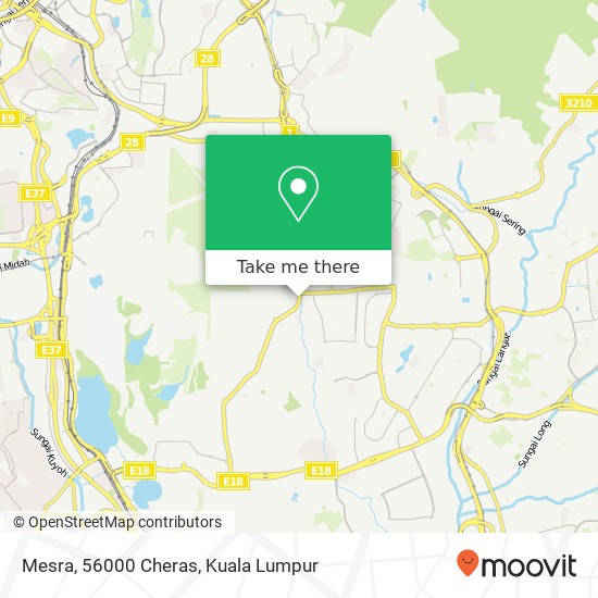 Mesra, 56000 Cheras map