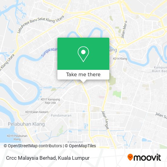 Crcc Malaysia Berhad map
