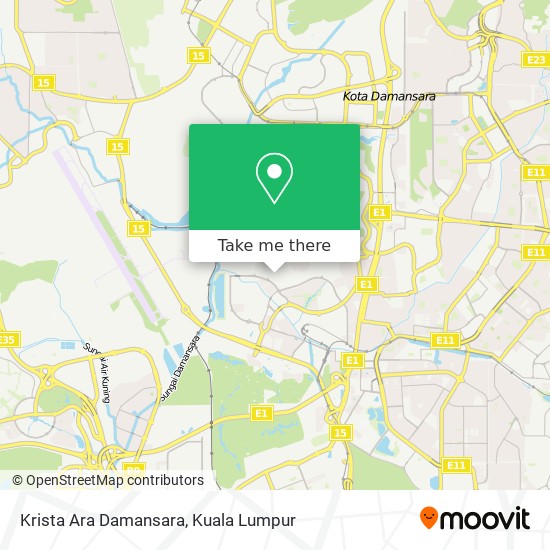 Krista Ara Damansara map