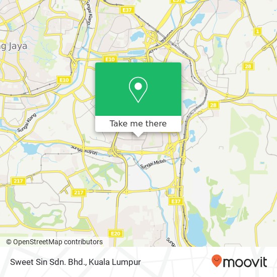 Sweet Sin Sdn. Bhd. map