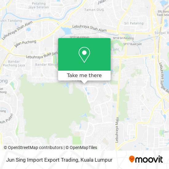 Jun Sing Import Export Trading map