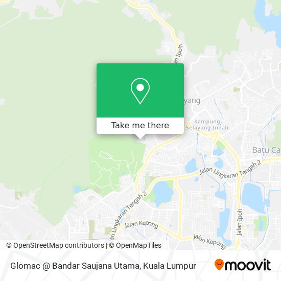 Peta Glomac @ Bandar Saujana Utama