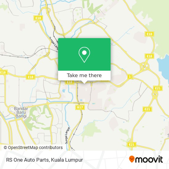 RS One Auto Parts map