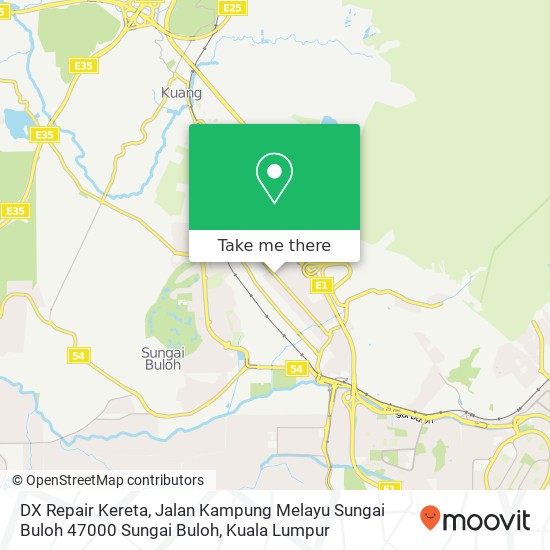 DX Repair Kereta, Jalan Kampung Melayu Sungai Buloh 47000 Sungai Buloh map