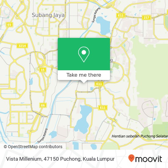 Vista Millenium, 47150 Puchong map