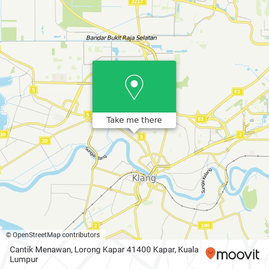 Cantik Menawan, Lorong Kapar 41400 Kapar map