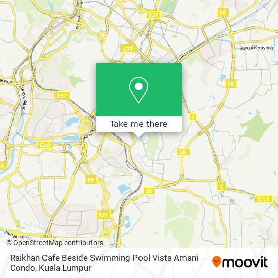 Raikhan Cafe Beside Swimming Pool Vista Amani Condo map